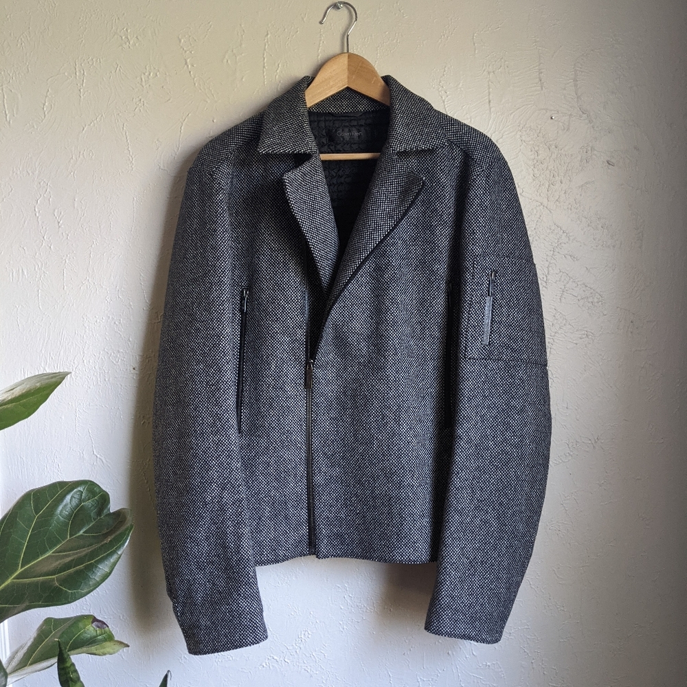 Calvin Klein Collection 51/42 Herringbone Wool Jacket (s/m)